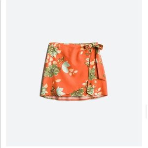 Sadie and sage floral wrap skirt